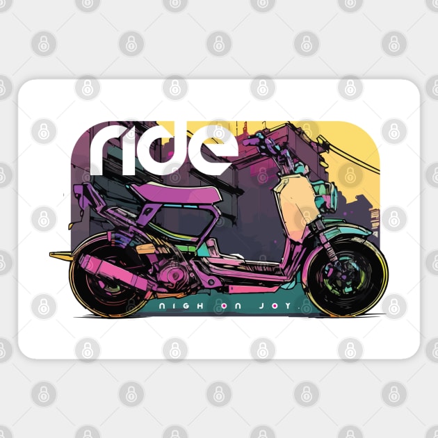 Ride ruckus cyber Magnet by NighOnJoy